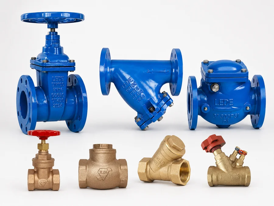 LEDE VALVES FOR PLUMBING & HVAC